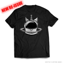 Load image into Gallery viewer, black tee cat pod reissue
