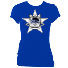 Load image into Gallery viewer, SUMMER COLLECTION - CATS in SPACE - StarCat Women's Fitted Tee
