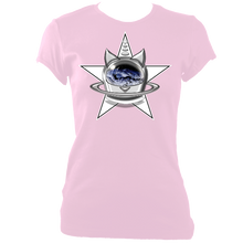 Load image into Gallery viewer, SUMMER COLLECTION - CATS in SPACE - StarCat Women's Fitted Tee