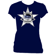Load image into Gallery viewer, SUMMER COLLECTION - CATS in SPACE - StarCat Women's Fitted Tee