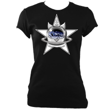 Load image into Gallery viewer, SUMMER COLLECTION - CATS in SPACE - StarCat Women's Fitted Tee