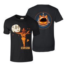 Load image into Gallery viewer, CLASSIC COLLECTABLES - &#39;Andy Kitson Scarecrow&#39; T-Shirt (Orange on Black)