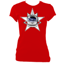 Load image into Gallery viewer, SUMMER COLLECTION - CATS in SPACE - StarCat Women's Fitted Tee