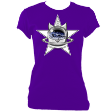 Load image into Gallery viewer, SUMMER COLLECTION - CATS in SPACE - StarCat Women's Fitted Tee