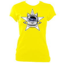 Load image into Gallery viewer, SUMMER COLLECTION - CATS in SPACE - StarCat Women's Fitted Tee