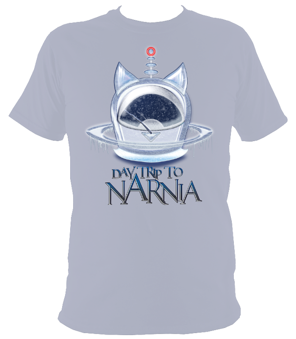 EXCLUSIVE to WEB STORE TEES ‘Daytrip to Narnia' - Ice Pod  -  UNISEX in STONE BLUE   (Sm -2XL)