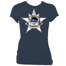 Load image into Gallery viewer, SUMMER COLLECTION - CATS in SPACE - StarCat Women's Fitted Tee
