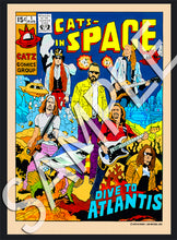 Load image into Gallery viewer, MARVEL STYLE 'COMIC BOOK ROCK BAND' TEE - XL GRAPHITE NOW LIMITED