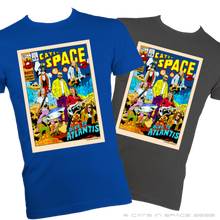 Load image into Gallery viewer, MARVEL STYLE 'COMIC BOOK ROCK BAND' TEE - XL GRAPHITE NOW LIMITED