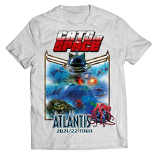Load image into Gallery viewer, CATS IN SPACE TOUR TEES ATLANTIS 2021