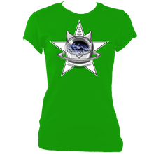 Load image into Gallery viewer, SUMMER COLLECTION - CATS in SPACE - StarCat Women's Fitted Tee