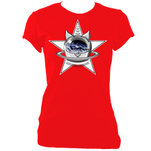 Load image into Gallery viewer, SUMMER COLLECTION - CATS in SPACE - StarCat Women's Fitted Tee