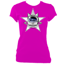 Load image into Gallery viewer, SUMMER COLLECTION - CATS in SPACE - StarCat Women's Fitted Tee