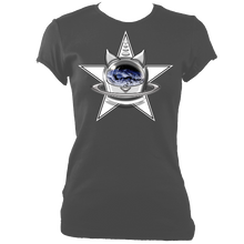 Load image into Gallery viewer, SUMMER COLLECTION - CATS in SPACE - StarCat Women's Fitted Tee