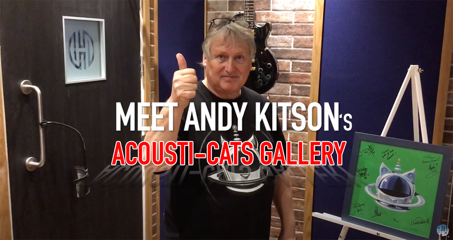 Snippet from the recent ViP ACOUSTi-CATS Evenings - Meet Andy Kitson's CiS artwork!