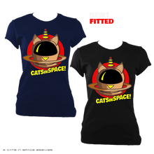 Load image into Gallery viewer, CATS in SPACE Retro Pod Tee - Fitted