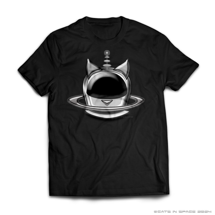 NEW!  RE-ISSUE Silver CAT POD (Black and Charcoal) 2015 ‘Too Many Gods’ 10 year Anniversary Tee!