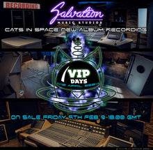 Load image into Gallery viewer, VIP RECORDING  SESSION - 11/12 APRIL 2024 - SALVATION STUDIOS, BRIGHTON, UK