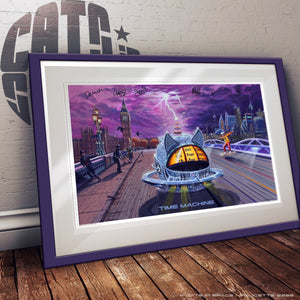 TIME MACHINE  -  'London 2391' Album Art Andy Kitson print 24" x 16" NEW!