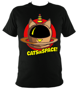 CATS in SPACE Retro Pod Tee - Unisex (NEW for 2023)