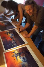 Load image into Gallery viewer, SCARECROW - band signed album artwork by Andy Kitson print 24&quot; x 18&quot;