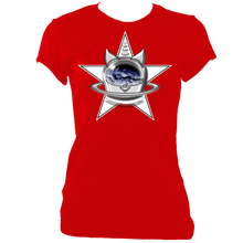 Load image into Gallery viewer, SUMMER COLLECTION - CATS in SPACE - StarCat Women&#39;s Fitted Tee