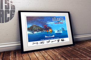 ATLANTIS - 'DOG FIGHT' artwork by Andy Kitson print 24" x 18" - Sold Out