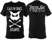Load image into Gallery viewer, Unisex Fit Tee - Cat Skull and crossbones