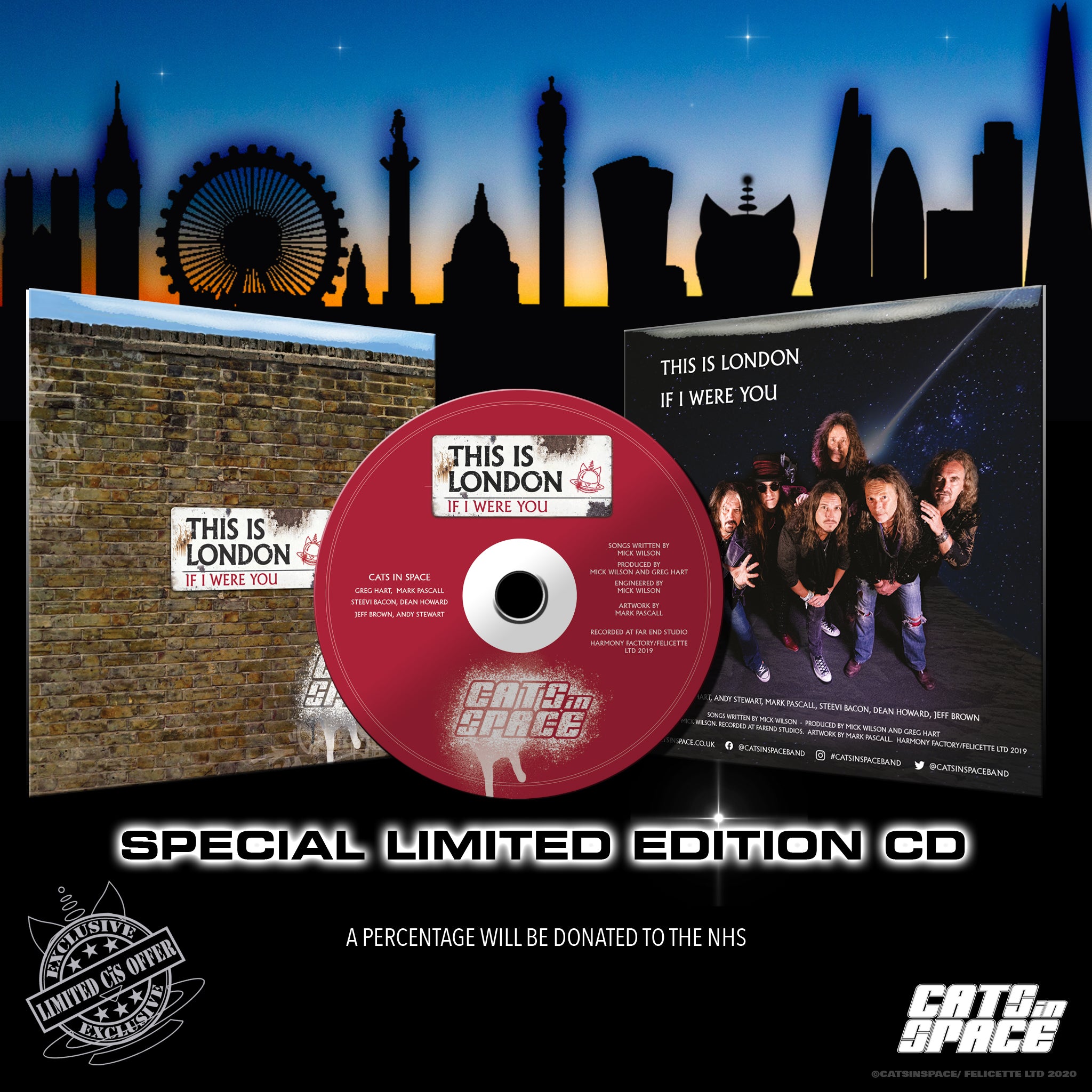 THIS IS LONDON IF I WERE YOU' Double A side CD CATS in SPACE – CATS  in SPACE Webstore