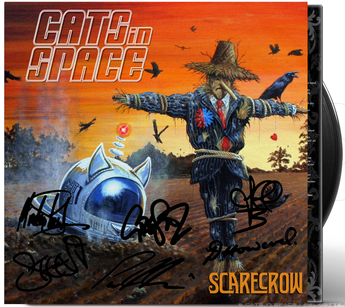 SCARECROW 12” 180g VINYL LP 'SIGNED' ARCHIVE COPIES - SOUGHT AFTER