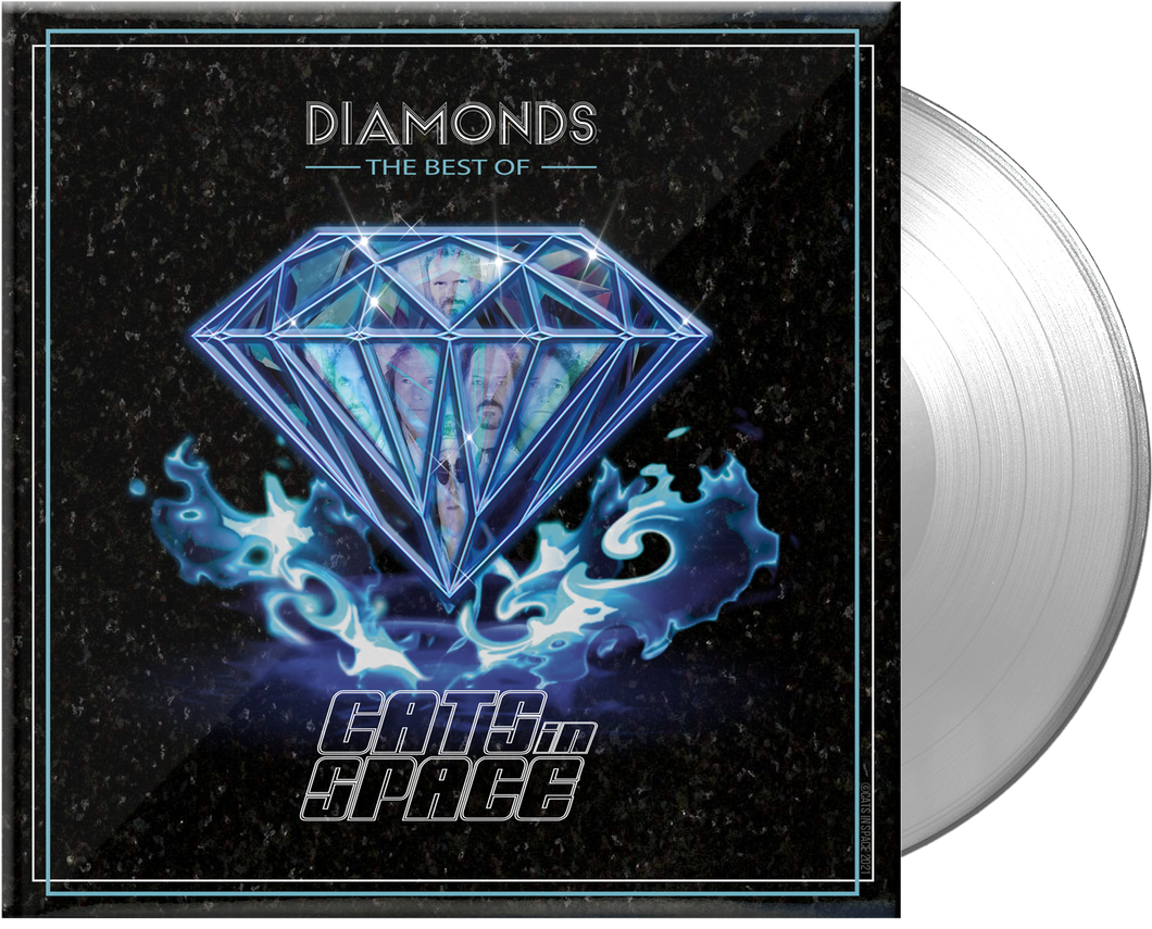'DIAMONDS - THE BEST OF CATS in SPACE' - 12” 180g TRANSPARENT VINYL LP