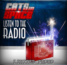 Load image into Gallery viewer, &#39;LISTEN TO THE RADIO&#39; PROMO CD and CAT BAG!