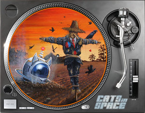 CATS in SPACE TURNTABLE SLIPMATS