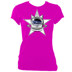 SUMMER COLLECTION - CATS in SPACE - StarCat Women's Fitted Tee