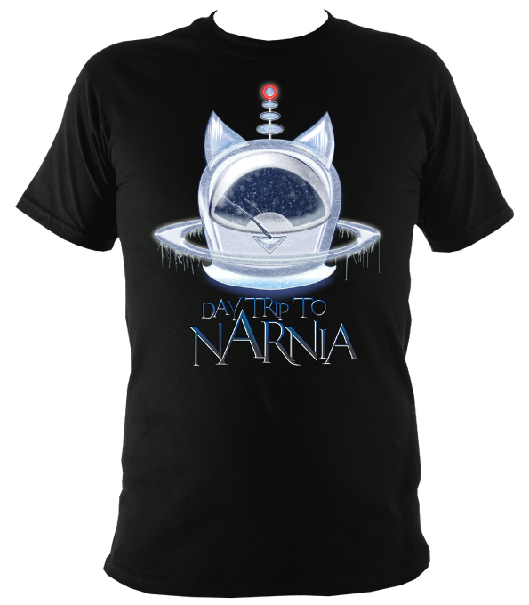 EXCLUSIVE to WEB STORE TEES ‘Daytrip to Narnia’ - Ice Pod  - UNISEX in BLACK (Sm- 3XL)