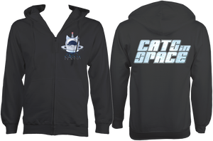 CATS in SPACE Storm Grey CAT ZOODIE (Sm - 2XL)