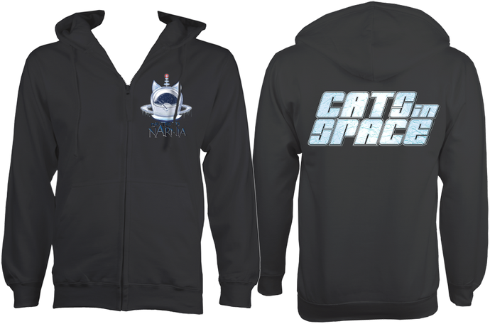 CATS in SPACE Storm Grey CAT ZOODIE (Sm - 2XL)